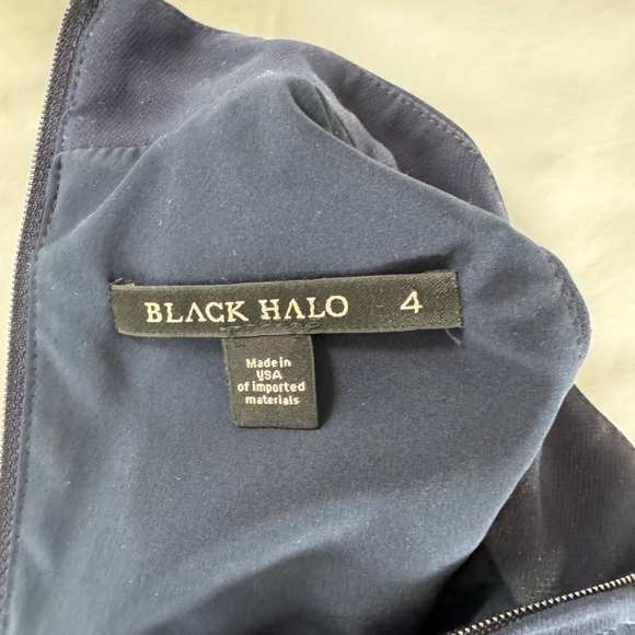 Black Halo Blue 2-Piece Pantsuit - Picture 6 of 9